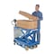 Vestil Hydraulic Single Scissor Cart, 1000 lb. Cap, 40"W, 24"L CART-1000-DC-CTD - alternate 5